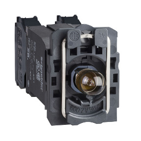 Cuerpo c/bloque luminoso/anillo de fijación para lámpara BA9s 1NA+1NC-110…120v ref. ZB5AW035 Schneider Electric [PLAZO 8-15 DIAS