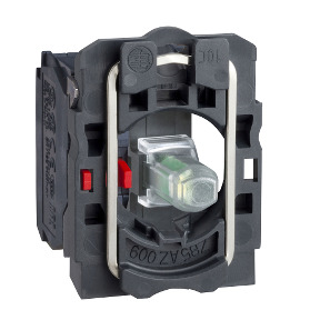 Cuerpo con bloque luminoso azul/anillo de fijación led 110…120V 1 NC ref. ZB5AW0G62 Schneider Electric [PLAZO 3-6 SEMANAS]