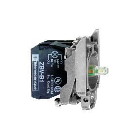 cuerpo con bloque luminoso azul/anillo de fijación LED 110…120V 2 NA ref. ZB4BW0G63 Schneider Electric [PLAZO 3-6 SEMANAS]