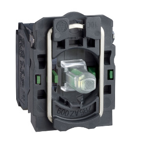 Cuerpo con bloque luminoso azul/anillo de fijación led 110…120V 2 na ref. ZB5AW0G63 Schneider Electric [PLAZO 3-6 SEMANAS]