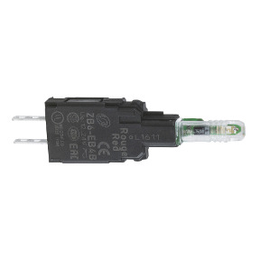 cuerpo con bloque luminoso azul/anillo de fijación LED 48…120V ref. ZB6EG6B Schneider Electric [PLAZO 3-6 SEMANAS]