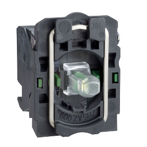 cuerpo con bloque luminoso blanco/anillo de fijación LED 24V 2 NA ref. ZB5AW0B134 Schneider Electric [PLAZO 3-6 SEMANAS]