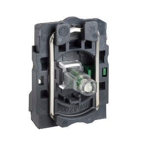 cuerpo con bloque luminoso rojo/anillo de fijación LED 110…120V 1 NC ref. ZB5AW0G424 Schneider Electric [PLAZO 3-6 SEMANAS]