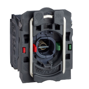 Cuerpo con bloque luminoso/anillo de fijación para lámpara BA9s 250V 1NA + 1 NC ref. ZB5AW065 Schneider Electric [PLAZO 8-15 DIA