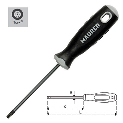 comprar Destornillador Maurer Torx 15x 80  precio 4,45 €