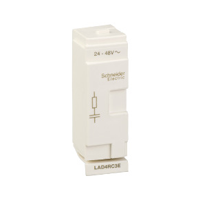 Diodo limitador bidireccional por enganche 24 V CA D09..38 ref. LAD4TB Schneider Electric [PLAZO 3-6 SEMANAS]