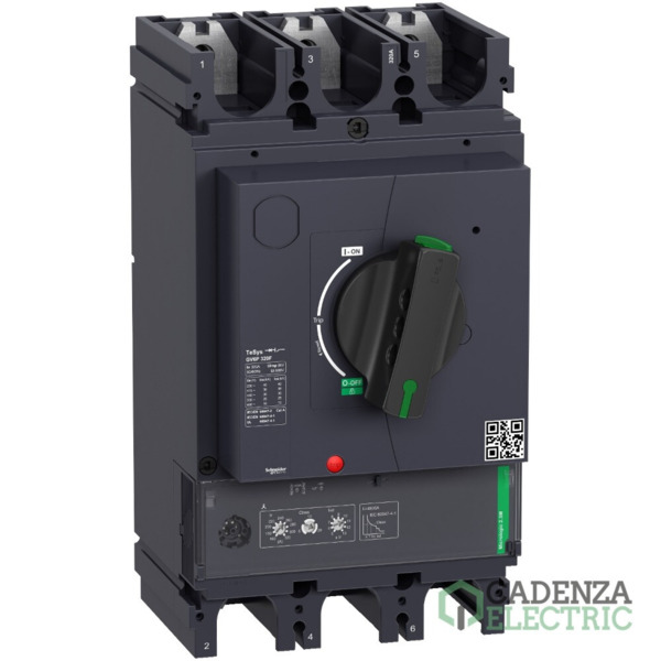 Disyuntor de motor, Tesys GV6, 3P, 320 A, Icu 36 kA, termomagnético ref. GV6P320F Schneider Electric