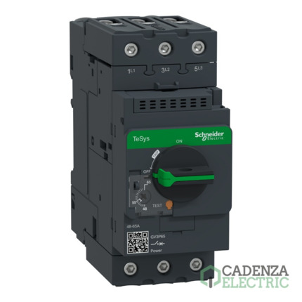 Compra Disyuntor-motor magnetotérmico GV3 - 48/65A ref. GV3P65 Schneider Electric al mejor precio | Cadenza Electric
