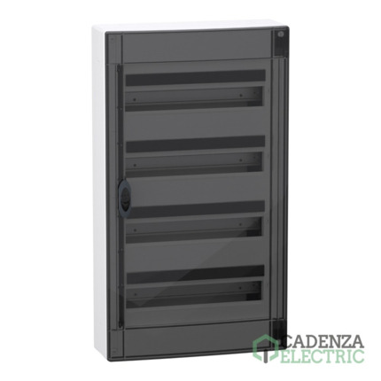 Compra Envolvente modular, PrismaSeT XS, 18 Módulos 4 Filas, Superficie, Puerta Ahumada ref. LVSXM418 Schneider Electric al mejor precio | Cadenza Electric