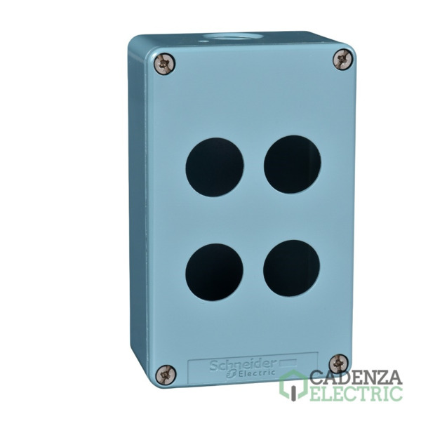 Estación de control vacía de fundición - xapm - ø 22 - aleación de zinc - 4 orificios en 2 columnas ref. XAPM2204 Schneider Elec