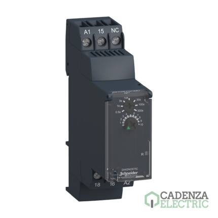 Compra Estrella-triángulo temporización de relés - 0.05s... 300s - 24 v dc / 24... 240 v ac - 1c / s ref. RE22R1QCMU Schneider Electric al mejor precio | Cadenza Electric