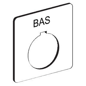 etiqueta marcada 57 x 57 mm - BAS ref. 9001KN110WPF Schneider Electric [PLAZO 3-6 SEMANAS]