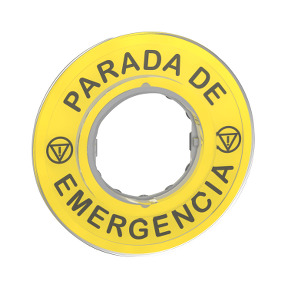 Etiqueta "parada de emergencia" 3D Ref. ZBY9420 Precio 3,059€.