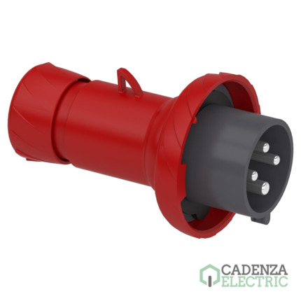 Compra Ficha Industrial 32A Tripolar + Tierra 380V IP67 Con Conexión a Tornillo ref. PKE32M734 Schneider Electric al mejor precio | Cadenza Electric