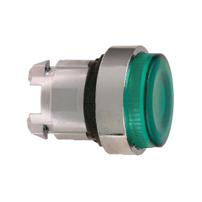 green projecting illuminated pushbutton head Ø22 spring return for BA9s bulb ref. ZB4BW13S Schneider Electric [PLAZO 3-6 SEMANAS