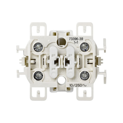 Comprar GRUPO 2 PULSADORES Simon ref. 73396-39 al mejor precio | Cadenza Elecric