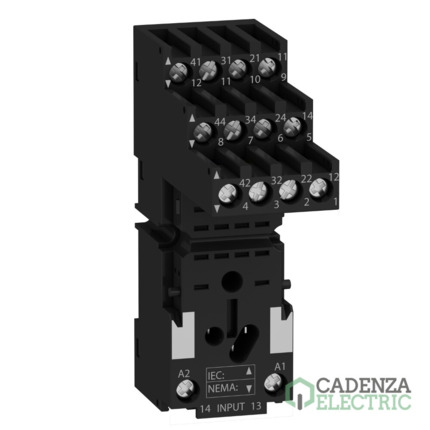 Compra HARMONY Time - Base rxm4, e/s separadas, tornillo ref. RXZE2S114M Schneider Electric al mejor precio | Cadenza Electric