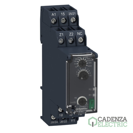Compra HARMONY Time - On-retardo de tiempo relay - 0.05s... 300h - 24... 240 v ac / dc - 2c / o ref. RE22R2AMR Schneider Electric al mejor precio | Cadenza Electric