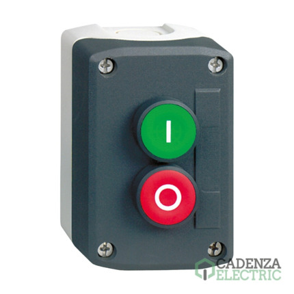 Compra Harmony XALD, XALK - Estación de control, plástico, tapa gris oscuro, 2 pulsadores rasantes ø 22, marcado i/o, 1 na + 1 nc ref. XALD213 Schneider Electric al mejor precio | Cadenza Electric