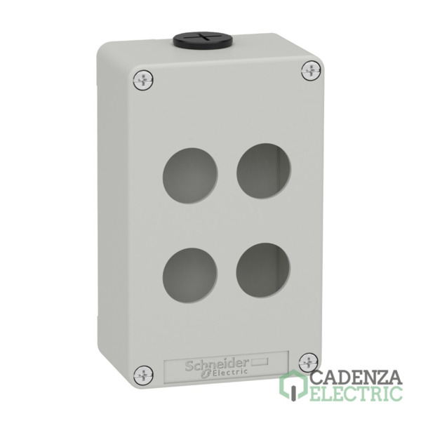 Harmony XAP, XB2 SL, estación de control vacía, aleación de zinc, gris, M20, 4 orificios 22mm, 80 x 130 x 51,5, UL cULus ref. XA