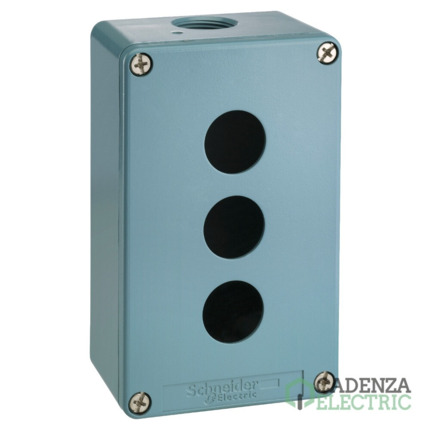 Compra Harmony XAP, XB2 SL - Estación de control vacía de fundición - xapm - ø 22 - aleación de zinc - 3 orificios - posiciones horizontal ref. XAPM2203 Schneider Electric al mejor precio | Cadenza Electric