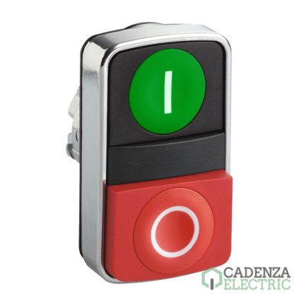 Compra Harmony XB4 - Cabeza pulsación doble verde i/rojo o saliente ref. ZB4BL7341 Schneider Electric al mejor precio | Cadenza Electric