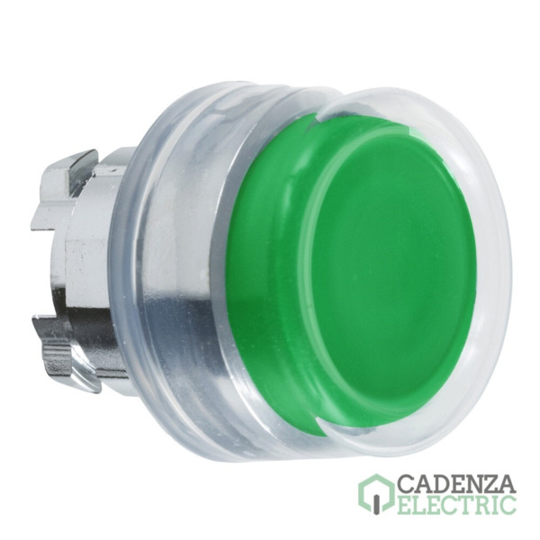Harmony XB4 - Cabeza pulsador goma verde ref. ZB4BP3 Schneider Electric