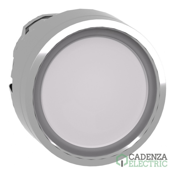 Harmony XB4 - Cabeza pulsador luminoso led rasante blanco ref. ZB4BW313 Schneider Electric