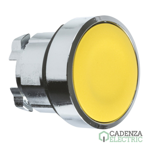 Harmony XB4 - Cabeza pulsador rasante amarillo ref. ZB4BA5 Schneider Electric