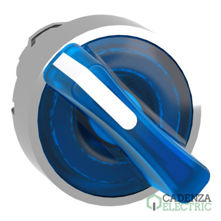 Compra Harmony XB4 - Cabeza selector luminoso 2 posiciones azul ref. ZB4BK1263 Schneider Electric al mejor precio | Cadenza Electric