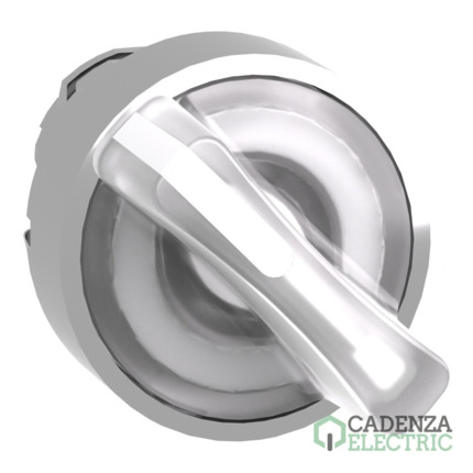 Compra Harmony XB4 - Cabeza selector luminoso 2 posiciones blanco ref. ZB4BK1213 Schneider Electric al mejor precio | Cadenza Electric