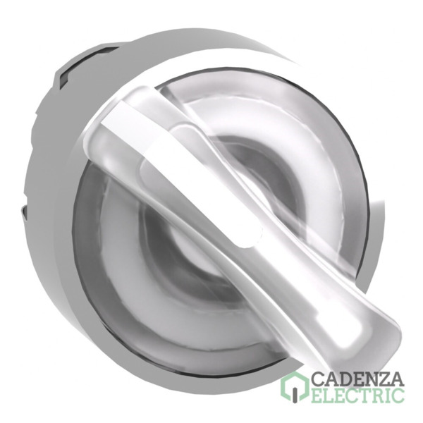 Harmony XB4 - Cabeza selector luminoso 2 posiciones blanco ref. ZB4BK1213 Schneider Electric