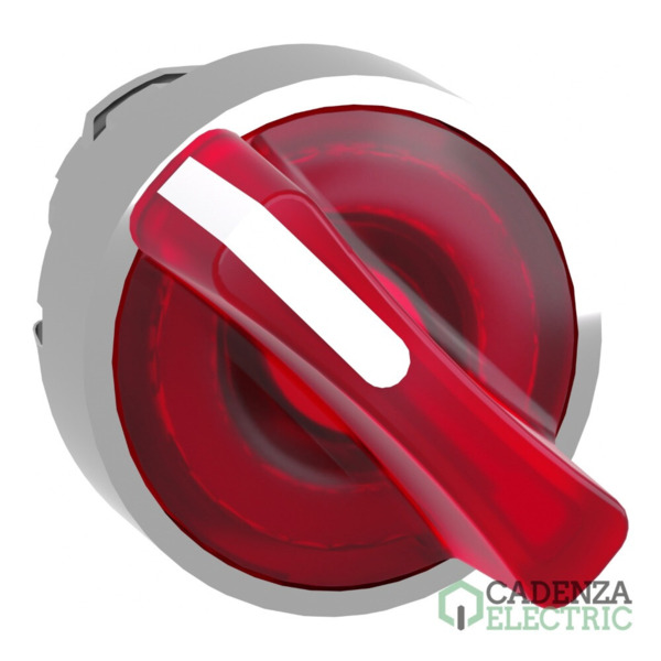 Harmony XB4 - Cabeza selector luminoso 2 posiciones rojo ref. ZB4BK1243 Schneider Electric