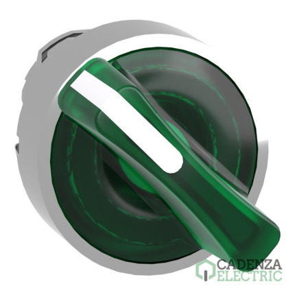 Compra Harmony XB4 - Cabeza selector luminoso 2 posiciones verde ref. ZB4BK1233 Schneider Electric al mejor precio | Cadenza Electric