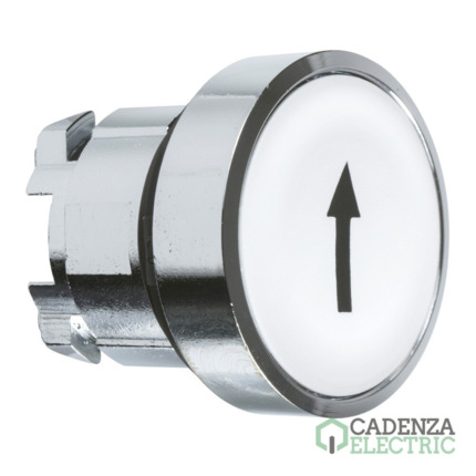 Compra Harmony XB4 - Cabezal pulsador rasante blanco flecha ref. ZB4BA334 Schneider Electric al mejor precio | Cadenza Electric