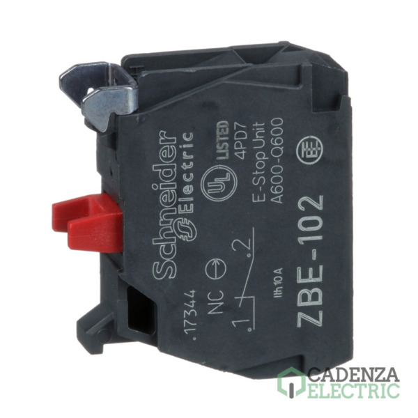 Harmony XB4 - Elemento de contacto nc ref. ZBE102 Schneider Electric