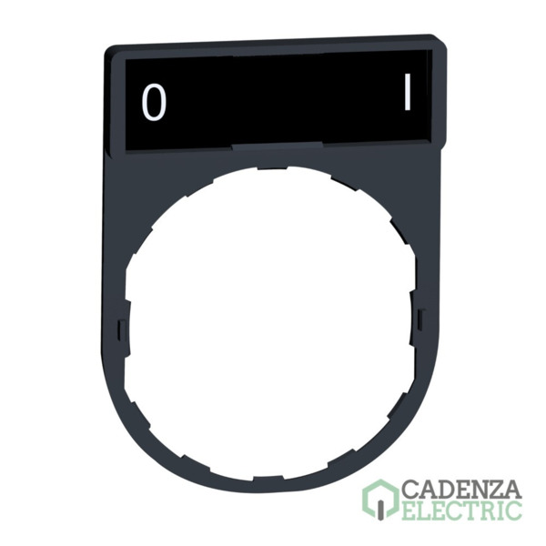 Harmony XB4 - Porta etiqueta c/etiqueta o-i ref. ZBY2178 Schneider Electric