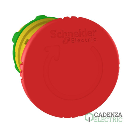 Compra Harmony XB5 - Cabeza parada de emergencia, apagado, plástico, seta roja Ø40, Ø22, gatillo y giro de bloqueo para liberar ref. ZB5AS844 Schneider Electric al mejor precio | Cadenza Electric