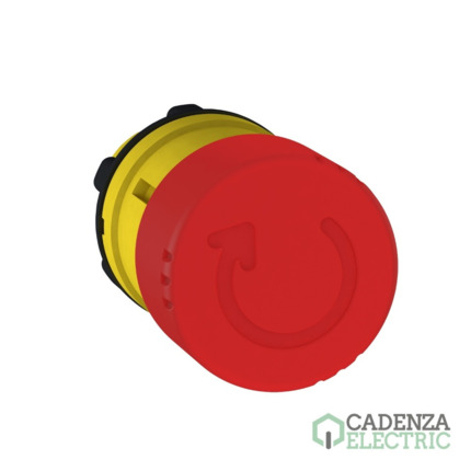 Compra Harmony XB5 - Cabeza parada de emergencia, plástico, seta roja Ø30, Ø22, giro del gatillo para liberar ref. ZB5AS834 Schneider Electric al mejor precio | Cadenza Electric