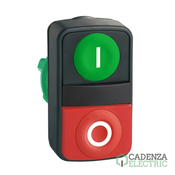Harmony XB5 - Cabeza pulsador doble verde-rojo rs ip66 ref. ZB5AL7341 Schneider Electric