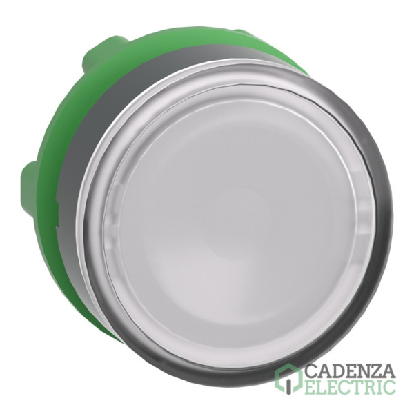 Harmony XB5 - Cabeza pulsador luminoso rasante led blanco ref. ZB5AW313 Schneider Electric