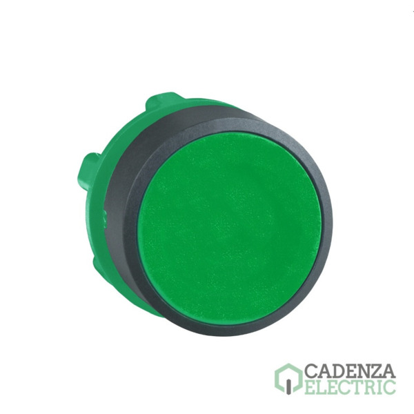 Harmony XB5 - Cabeza pulsador rasante verde ref. ZB5AA3 Schneider Electric