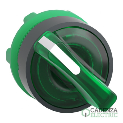 Compra Harmony XB5 - Cabeza selector luminoso 2 posiciones verde ref. ZB5AK1233 Schneider Electric al mejor precio | Cadenza Electric