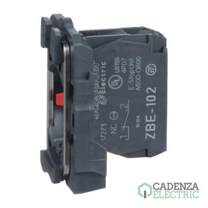 Compra Harmony XB5 - Cuerpo completo 1nc ref. ZB5AZ102 Schneider Electric al mejor precio | Cadenza Electric