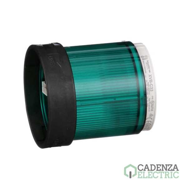 Harmony XVB - Unidad iluminada - luz fixa - verde - 250 v, máx ref. XVBC33 Schneider Electric