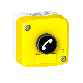 hoistway box XAL-F for lift inspection - 1 flush pushbutton - 1 NO + 1 NC ((*)) ref. XALFKA2525 Schneider Electric [PLAZO 8-15 D