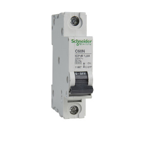 ICP-M C60N interruptor automático magnetotérmico 1P - 1.5A - 6kA - 230/400 V ref. 11887 Schneider Electric [PLAZO 3-6 SEMANAS]