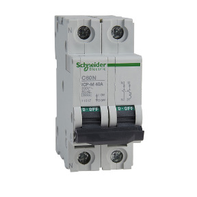 ICP-M C60N interruptor automático magnetotérmico 1P + N - 40A - 6kA - 230 V ref. 11917 Schneider Electric [PLAZO 3-6 SEMANAS]