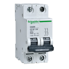 ICP-M C60N interruptor automático magnetotérmico 2P - 10A - 6kA - 400 V ref. 11934 Schneider Electric [PLAZO 3-6 SEMANAS]