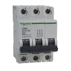 ICP-M C60N interruptor automático magnetotérmico 3P - 1.5A - 6kA - 400 V ref. 11948 Schneider Electric [PLAZO 3-6 SEMANAS]